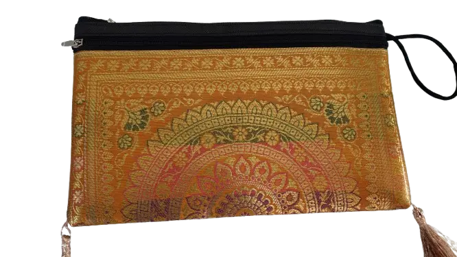 Banarsi Silk Pouch