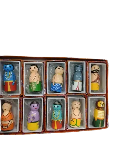 Wooden Set of panditji