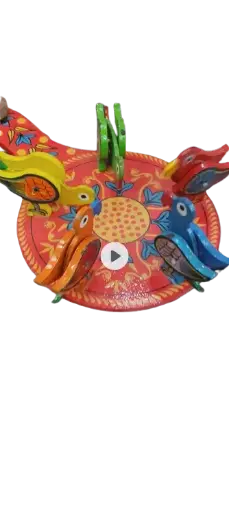 Wooden bird Feeding toy