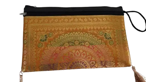 Banarsi Silk Pouch